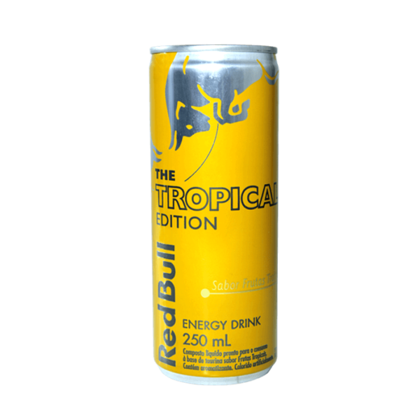 Pack de 4 Latas Energético Red Bull Tropical 250ml - Imagem 2