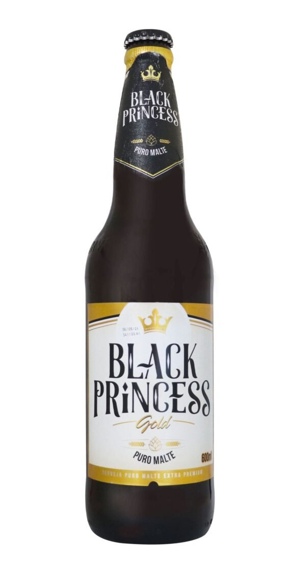 Cerveja Black Princess Gold Puro Malte 600ml
